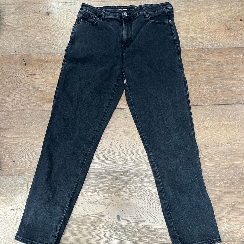 Old Navy Women's vintage slim high rise jeans black